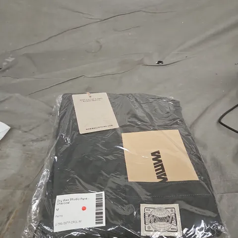 WAWWACLOTHING DRY WAX STUDIO PANT - CHARCOAL, SIZE M