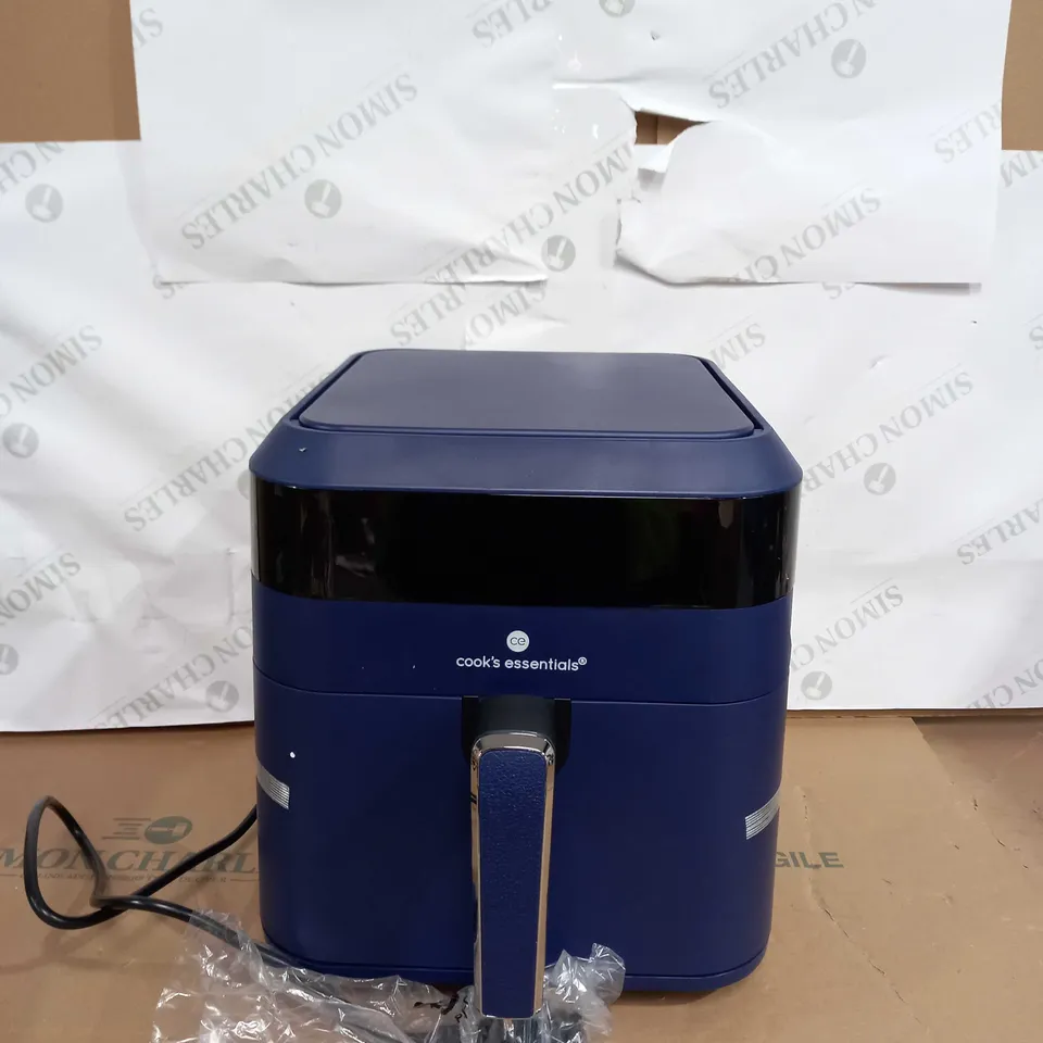 BOXED COOK'S ESSENTIALS 5.8L AIR FRYER NAVY
