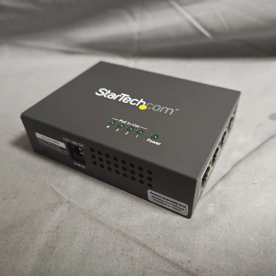 STARTECH 4-PORT GIGABIT POE+ INJECTOR MIDSPAN HUB
