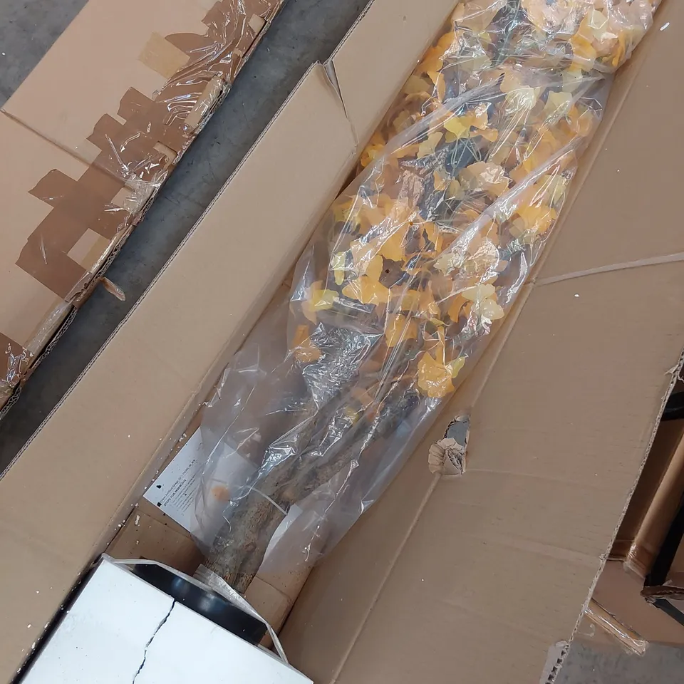 BOXED LARGE ARTIFICIAL GINKGO TREE 120cm