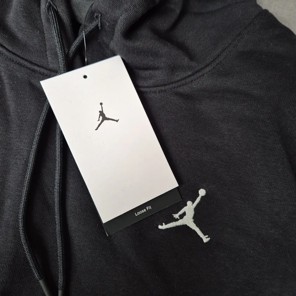 NIKE JORDAN WOMENS HOODIE IN BLACK - LARGE