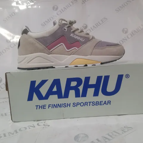 BOXED PAIR OF KARHU SHOES IN MULTICOLOUR UK SIZE 7