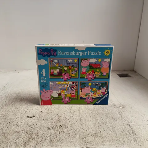 PEPPA PIG 4 IN A BOX RAVENSBURGER PUZZLE AGES 3+