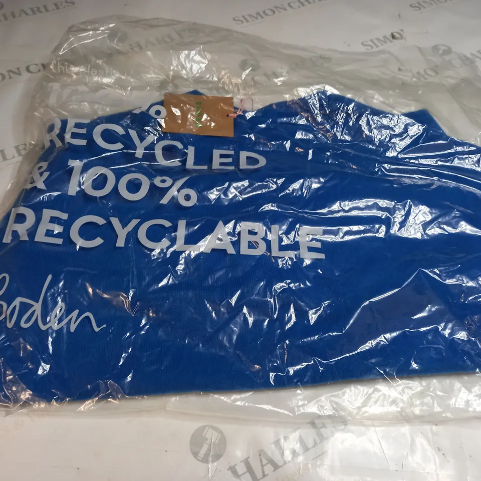 BODEN BLUE WOOLLY JUMPER SIZE S