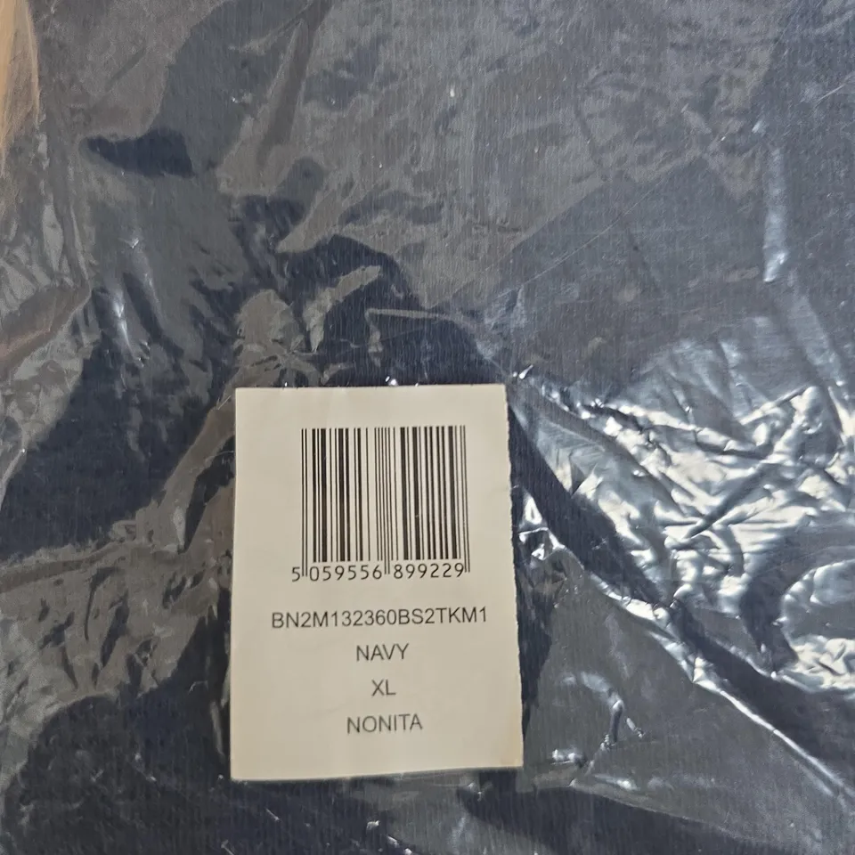 BENCH QUARTER ZIP TOP NAVY UK SIZE XL