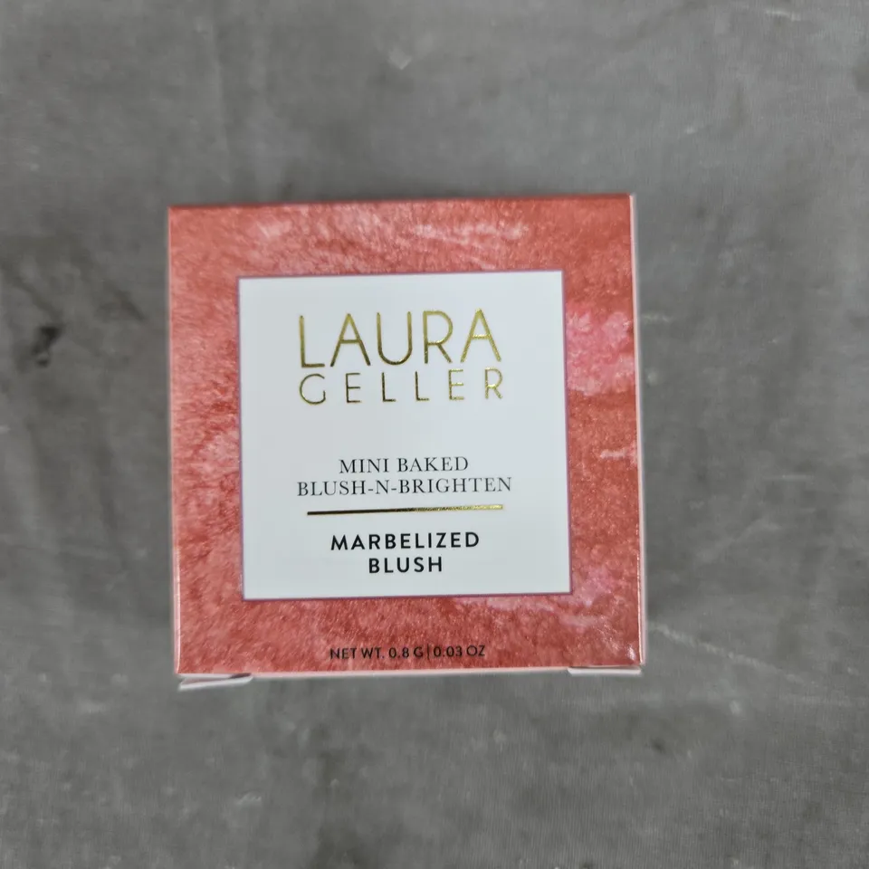 LAURA GELLER MINI BAKED BLUSH-N-BRIGHTEN MARBLEIZED BLUSH – SET OF 4