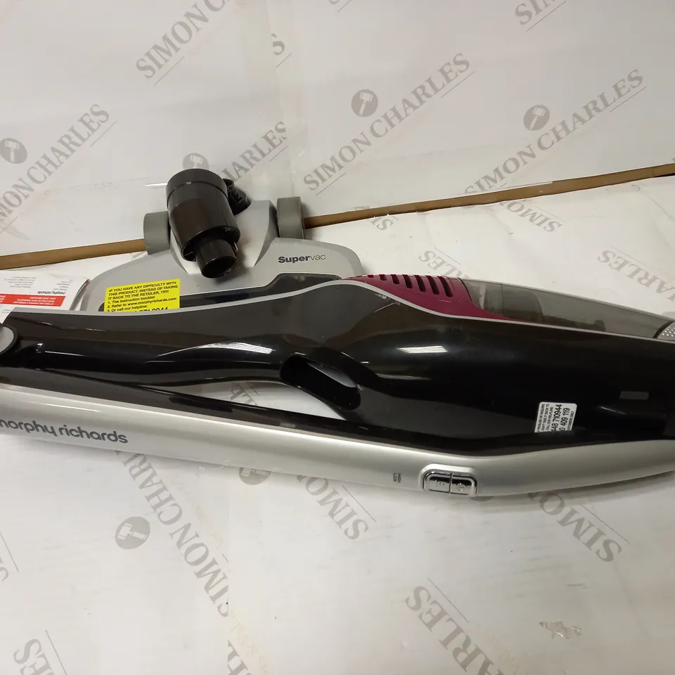 MORPHY RICHARDS SUPERVAC CORDLESS VACUUM CLEANER