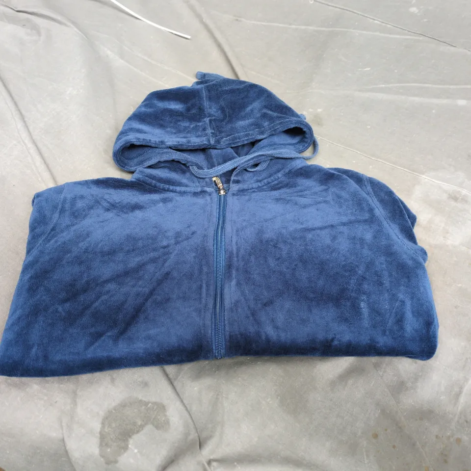 JUICY COUTURE VELOUR ZIP TRACKSUIT – BLUE, WOMEN'S SIZE UNSPECIFIED