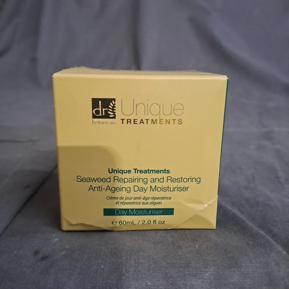 SEALED DR ORGANICS SEAWEED REPAIRING AND RESTORING ANTI AGING DAY MOISTURISER 60ML