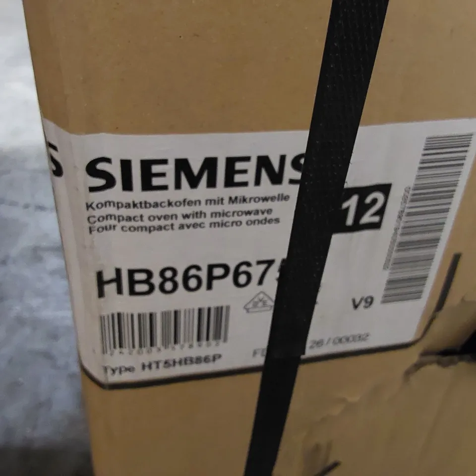 SIEMENS OVEN/MICROWAVE HB86P675B