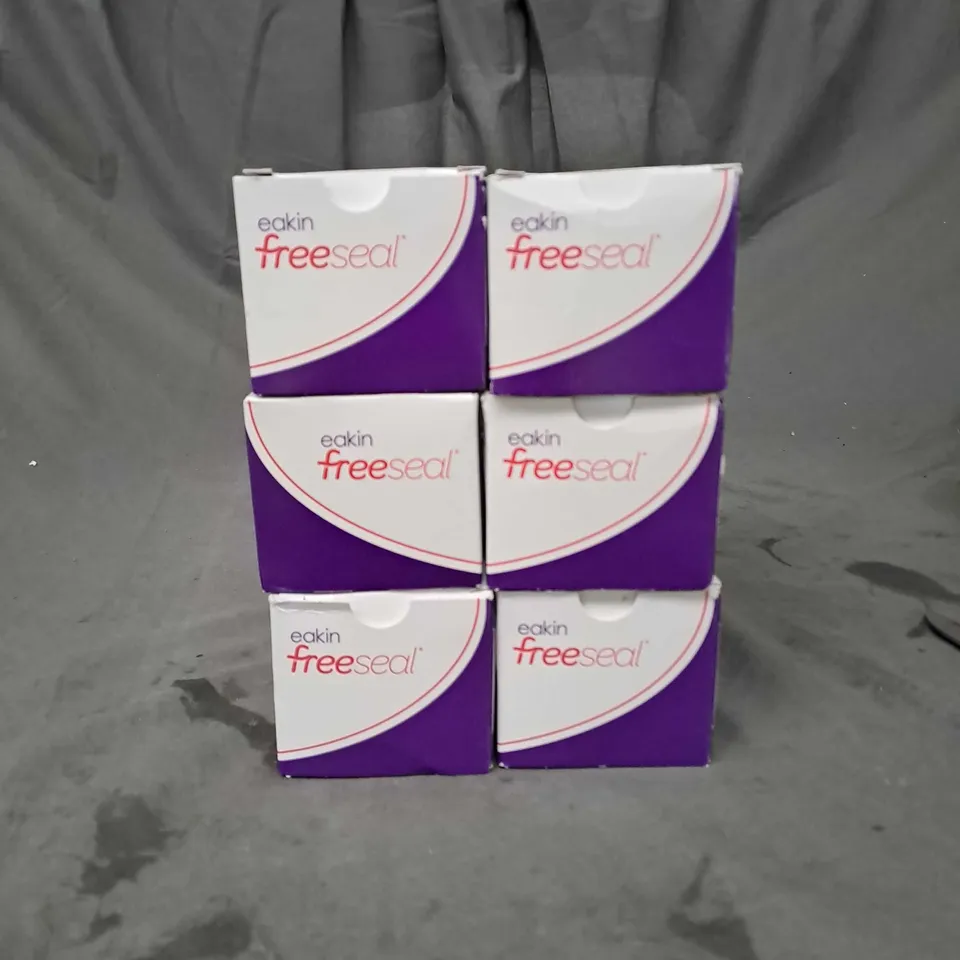LOT OF 12 EAKIN FREESEAL SKIN PROTECTION SEALS 10 PER BOX