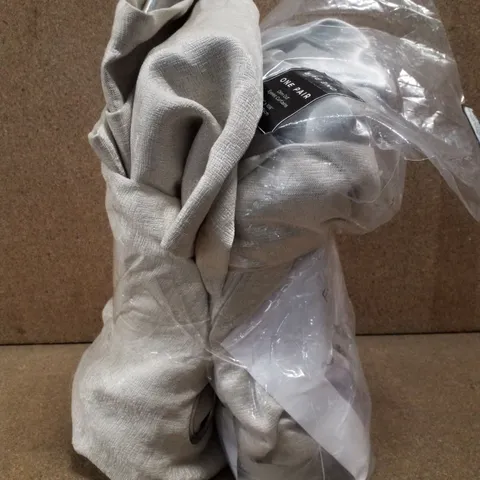 POLYESTER ROOM DARKENING CURTAIN PAIR 228×274CM