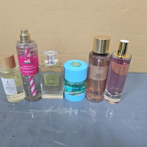 APPROXIMATELY ELEVEN UNBOXED FRAGRANCES TO INCLUDE;VICTORIA'S SECRET, ABSTRACT, ZARA AND SEA