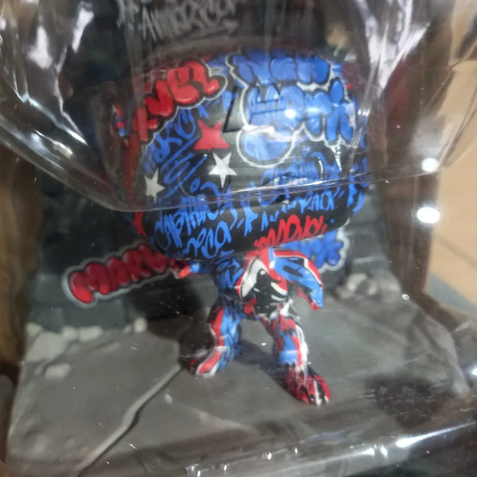 POP! STREET ART COLLECTION MARVEL CAPTAIN AMERICA BOBBLEHEAD 752