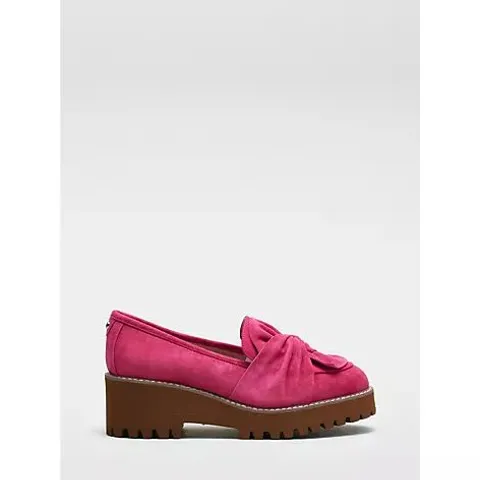 MODA IN PELLE EMILINA SUEDE LOAFER- RASPBERRY SIZE 6