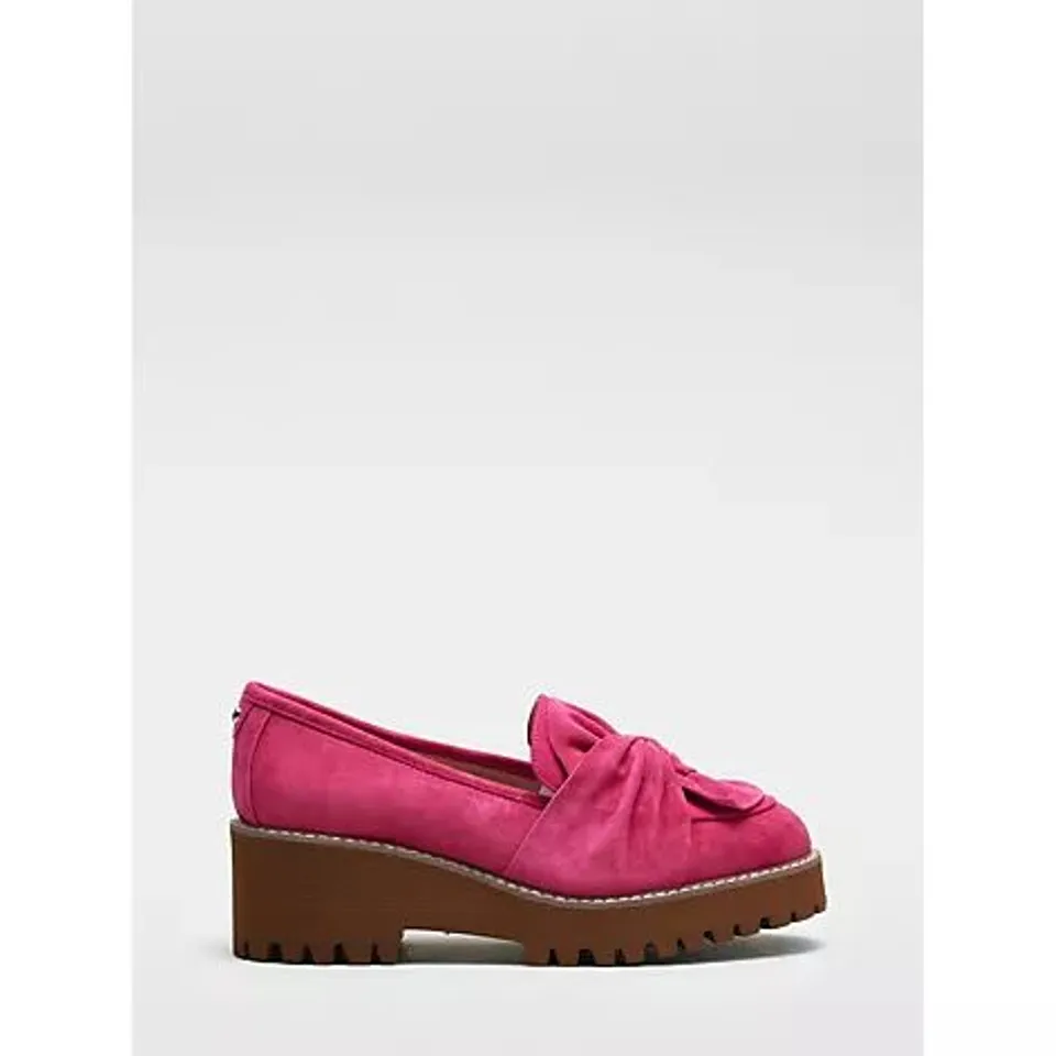 MODA IN PELLE EMILINA SUEDE LOAFER- RASPBERRY SIZE 6
