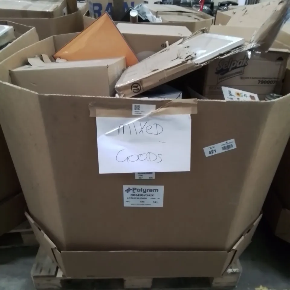 PALLET CONTAINING VARIOUS ASSORTED ITEMS TO INCLUDE: