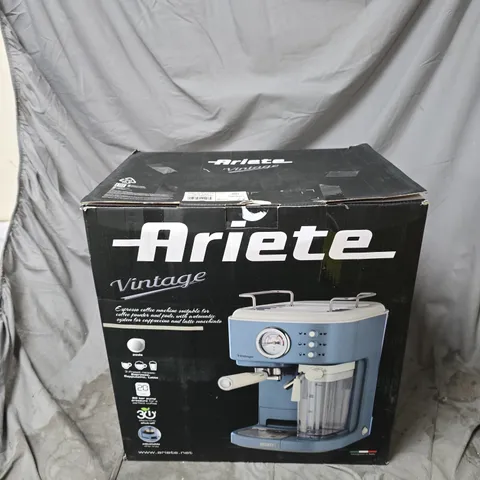 ARIETE VINTAGE COFFEE MAKER BOXED WITH MANUAL