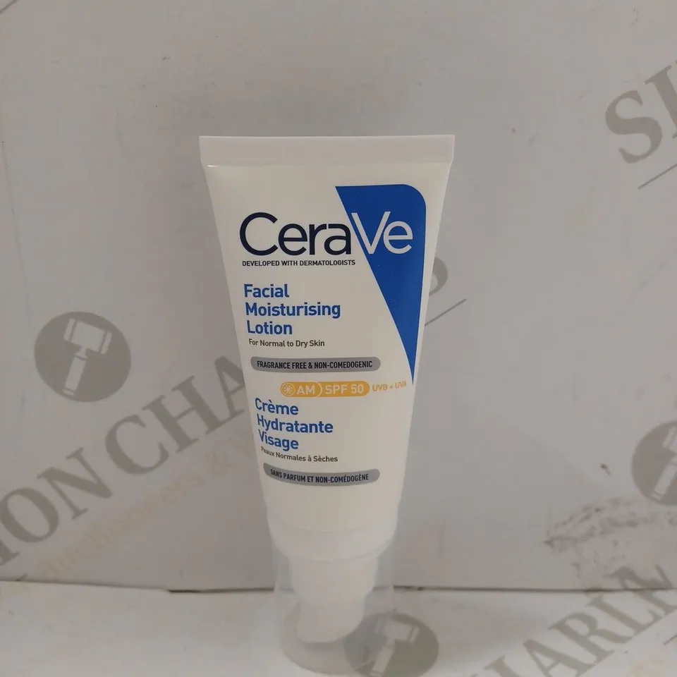 SET OF 3 CERAVE AM FACIAL MOISTURISING LOTION SPF50 WITH CERAMIDES & VITAMIN E