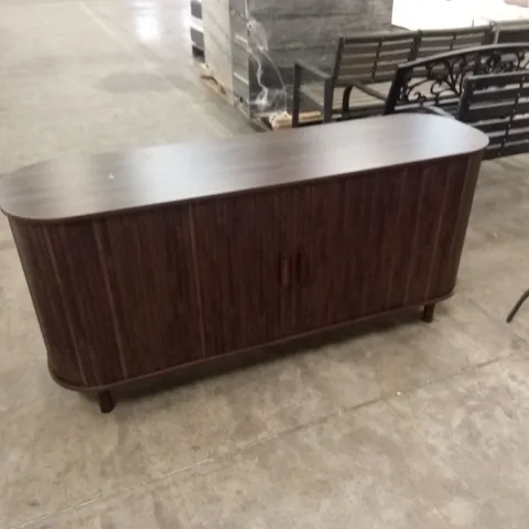 SUIRE 2 DOOR FLUTED SIDEBOARD - WALNUT