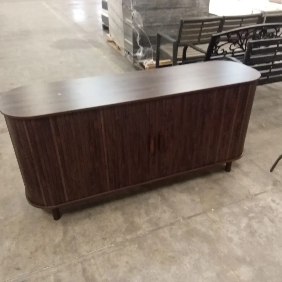 SUIRE 2 DOOR FLUTED SIDEBOARD - WALNUT