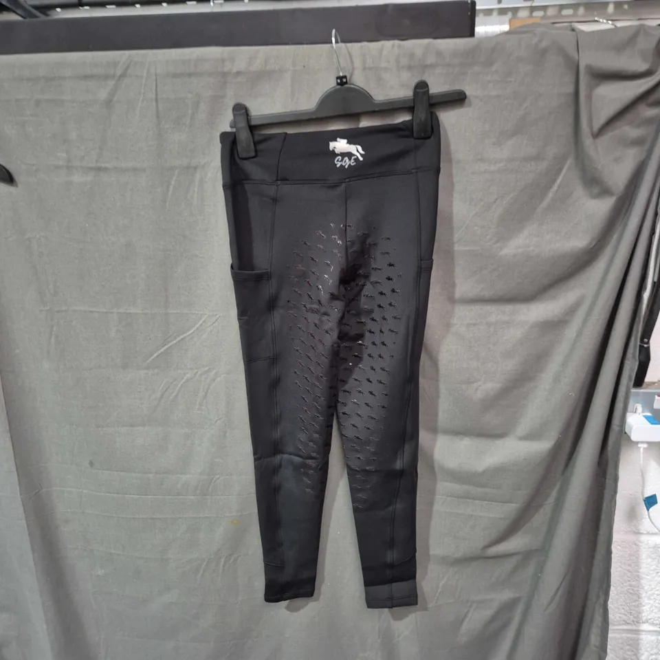 GGE WOMEN'S BLACK LEGGINGS – UK SIZE S 