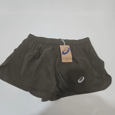 ASICS CORE SPLIT SHORT RUNNING SHORTS – BROWN STONE, MEN'S UK M