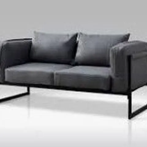 BOXED DESIGNER METAL FRAME CHILDREN'S 2 SEATER SOFA (1 BOX)