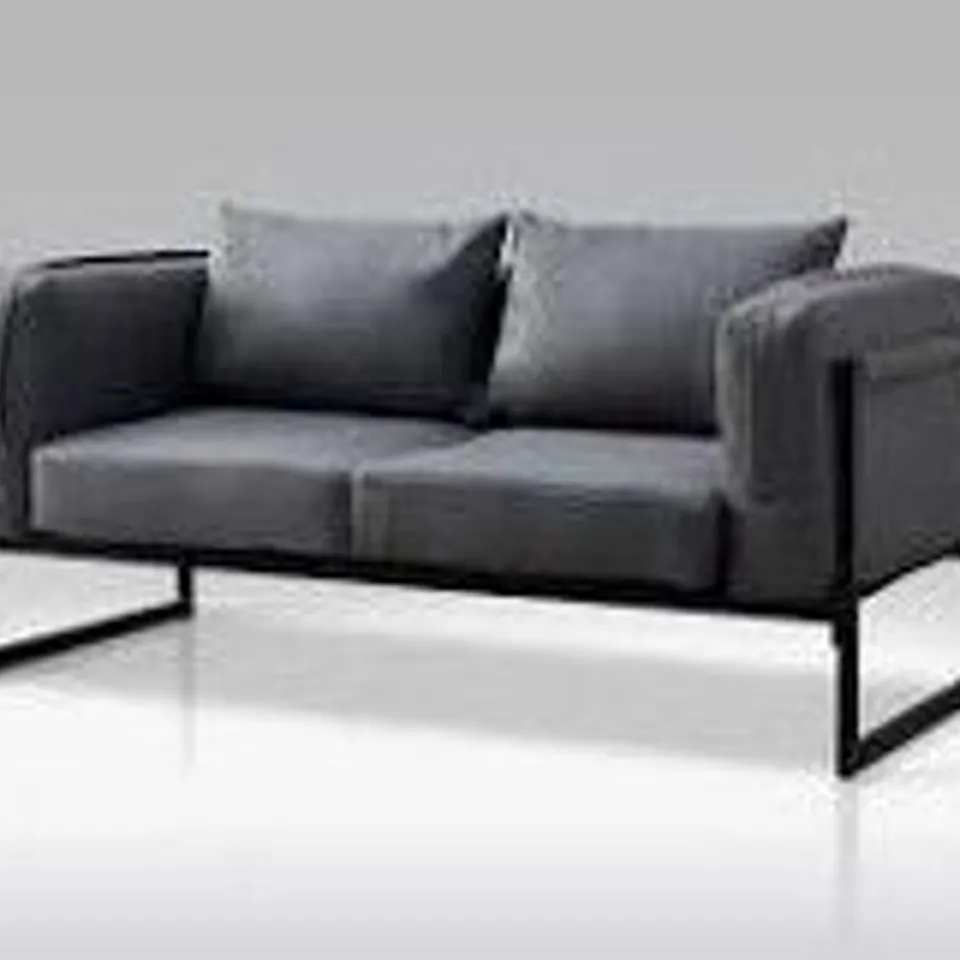 BOXED DESIGNER METAL FRAME CHILDREN'S 2 SEATER SOFA (1 BOX)
