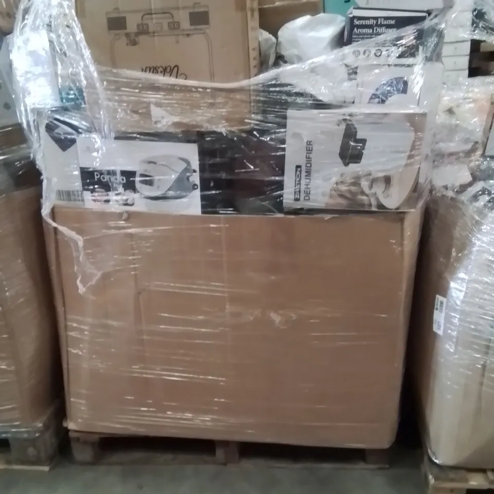 PALLET CONTAINING A LARGE QUANTITY OF ELECTRICAL PRODUCTS TO INCLUDE;PORTABLE FAN HEATER,HEATED THROW,POPCORN MAKER
