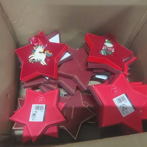 BOX CONTAINING A LARGE QUANTITY OF ASSORTED TIPPERARY CHRISTMAS DECORATION GIFTS
