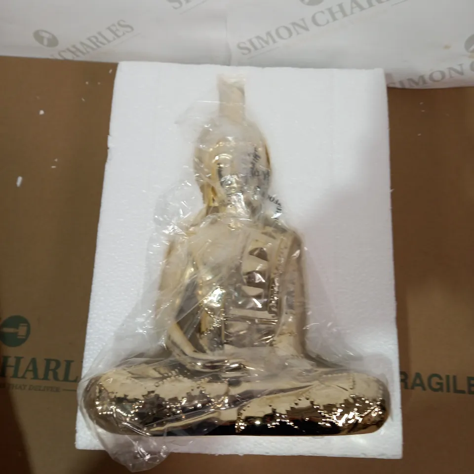 KELLY HOPPEN GOLDEN BUDDHA STATUE 