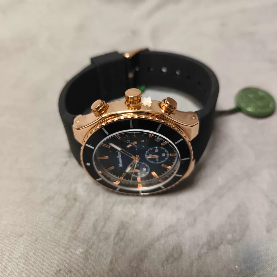 MANN EGERTON ASTRO ROSE BLUE WATCH 