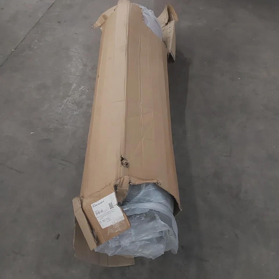 BOXED AND ROLLED ASPIRE 4'6" COOL LONG FLAME QUILTED MEMORY HYBRID MED CORE MATTRESS 