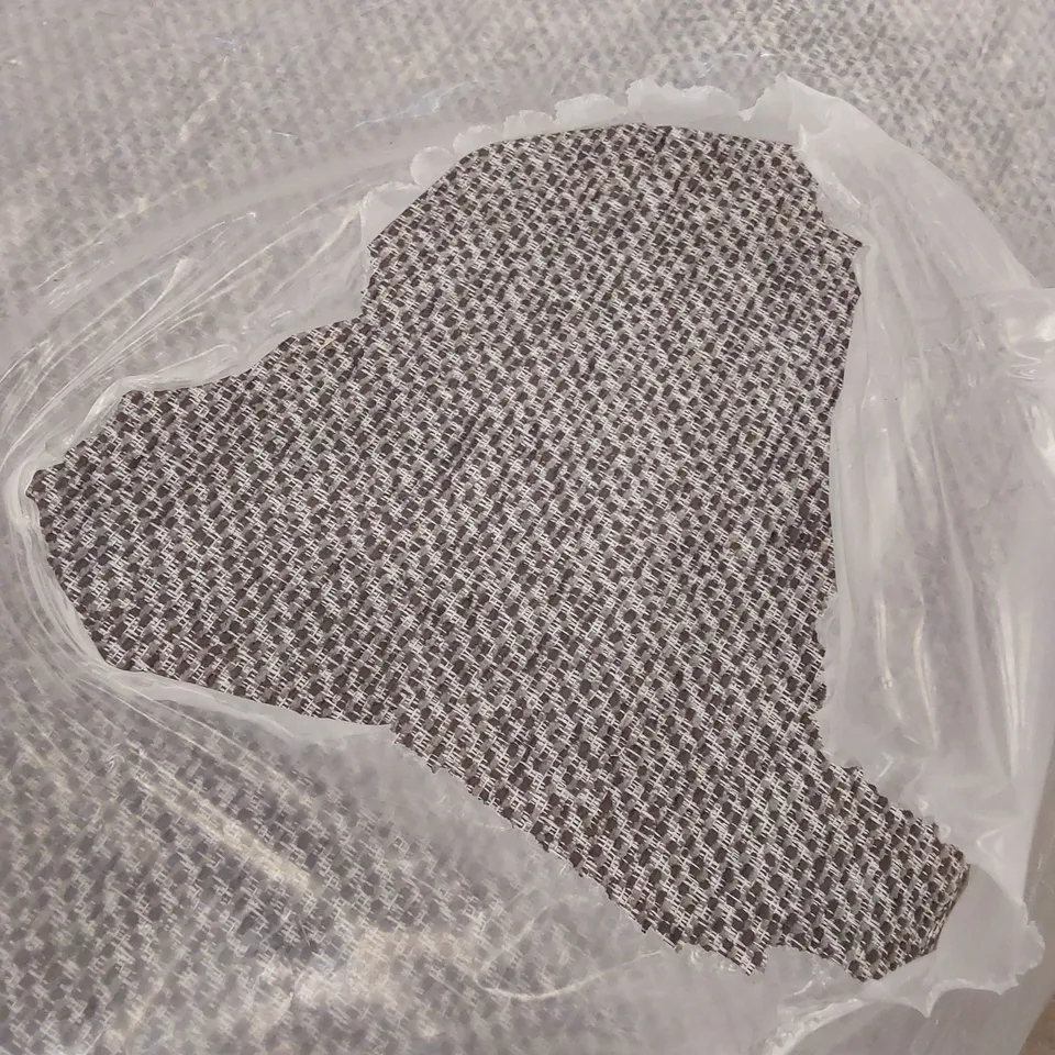 BAGGED DESIGNER 5FT KING SIZE DIVAN BASE - LIGHT GREY (2 PIECES)