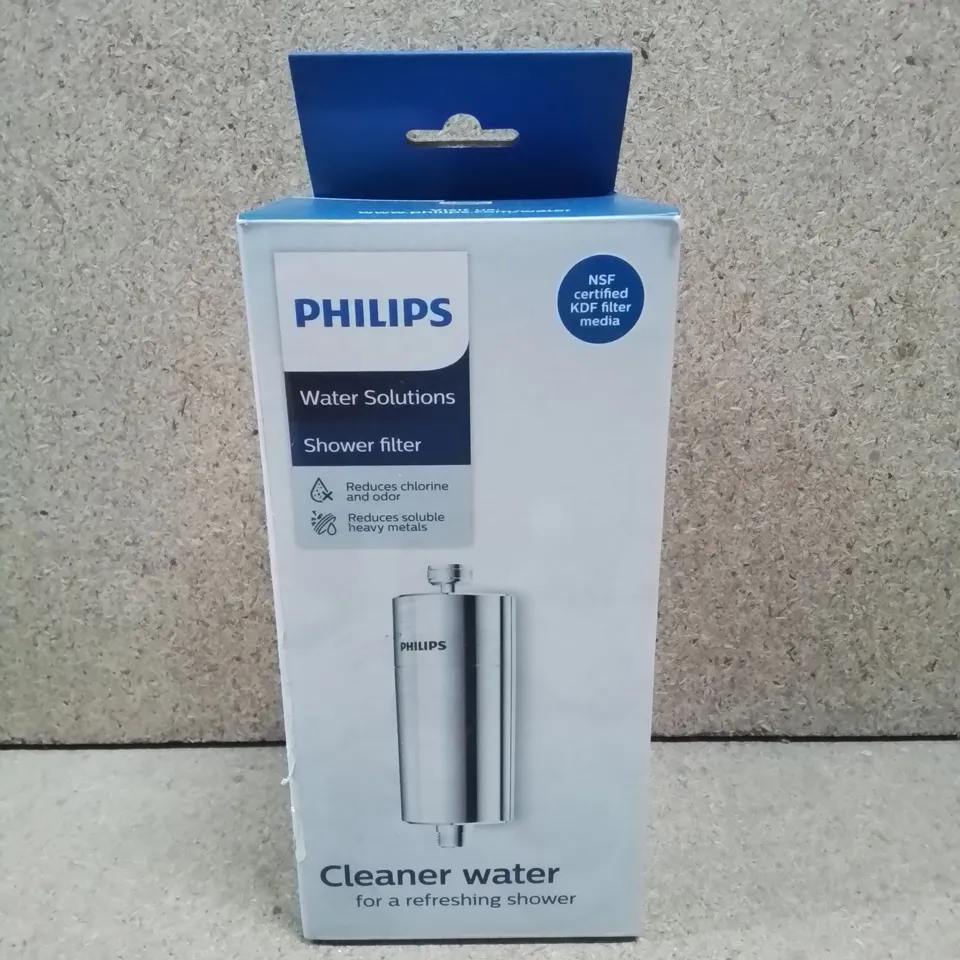 BOXED PHILIPS WATER SOLUTION SHOWER FILTER