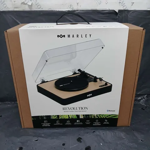 BOXED MARLEY REVOLUTION BLUETOOTH TURNTABLE 