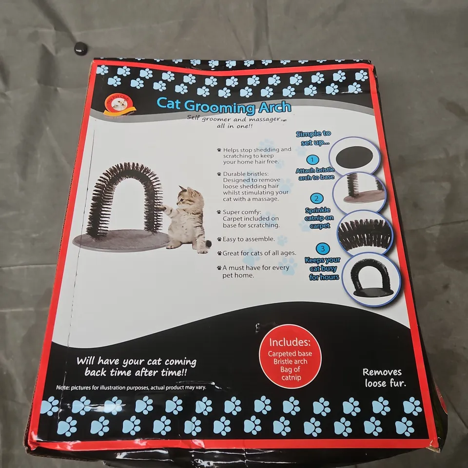 CAT GROOMING ARCH – SELF-GROOMER & MASSAGER FOR CATS 