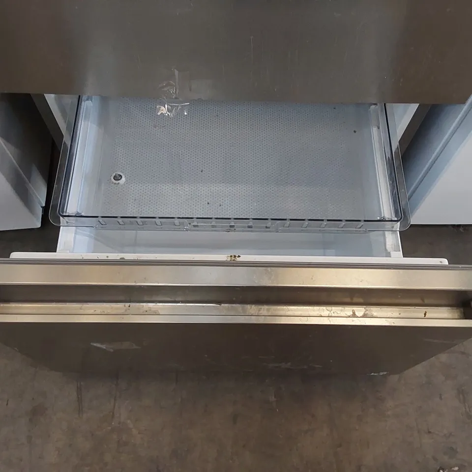 HISENSE PUREFLAT RF632N4WIE TOTAL NO FROST AMERICAN FRIDGE FREEZER - STAINLESS STEEL E-RATED - UNPROCESSED RAW RETURN