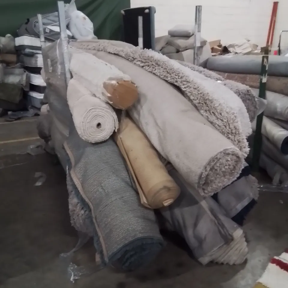 STILLAGE OF APPROXIMATELY 20 QUALITY DESIGNER RUGS