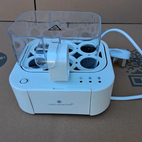 COOKS ESSENTIALS EGG COOKER - WHITE