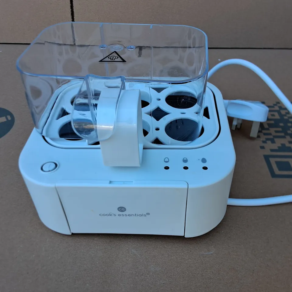 COOKS ESSENTIALS EGG COOKER - WHITE