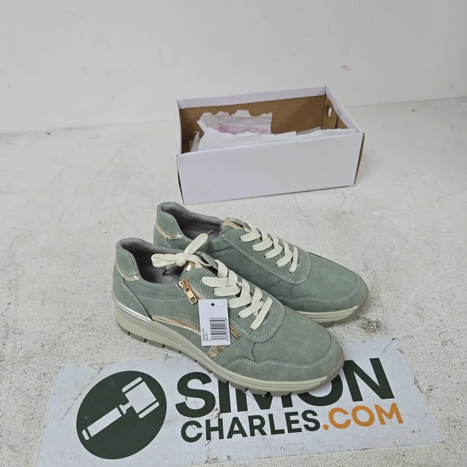 E. SHOES BY EMMA DAWLISH MOSS WOMEN'S TRAINERS – UK 8