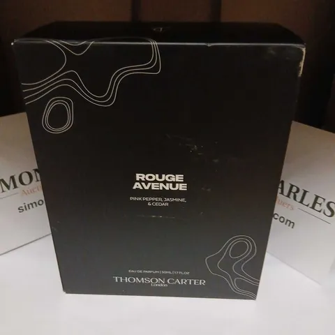 BOXED THOMPSON CARTER LONDON ROUGE AVENUE EAU DE PARFUM 50ML