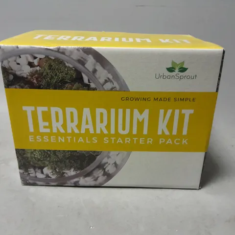 BOXED URBAN SPROUT TERRARIUM KIT STARTER PACK