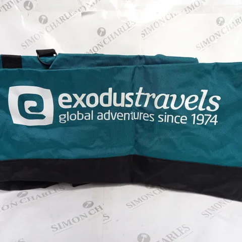 EXODUSTRAVELS GREEN DUFFLE BAG
