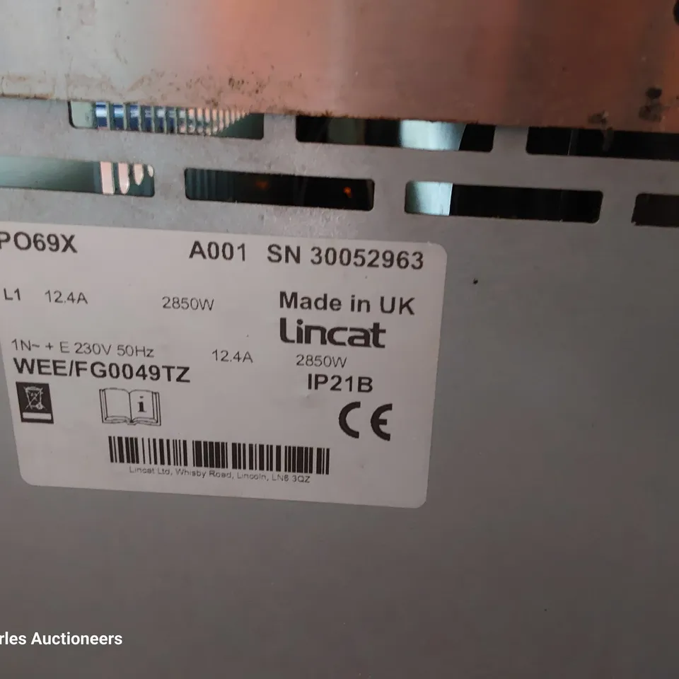 LINCAT PIZZA OVEN PO69X