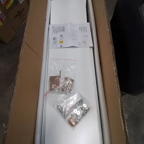 BOXED WHITE WOODEN RADIATOR COVER