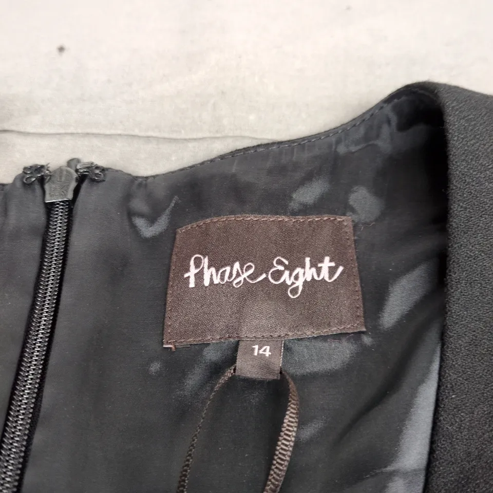 PHASE EIGHT DIONNE JUMPSUIT BLACK SIZE 14 WITH TAGS