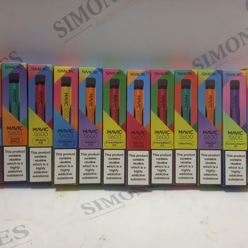 BOX OF APPROX 14 ASSORTED DISPOSABLE VAPES 